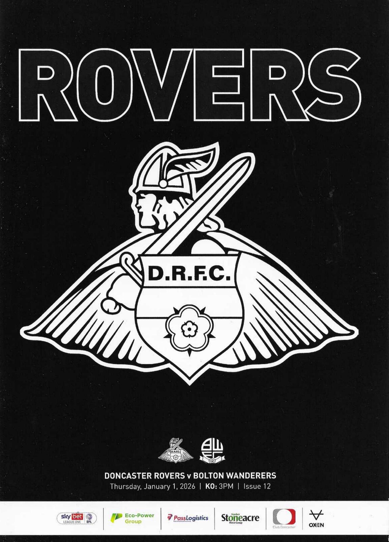 DONCASTER ROVERS v BOLTON WANDERERS 2025/26